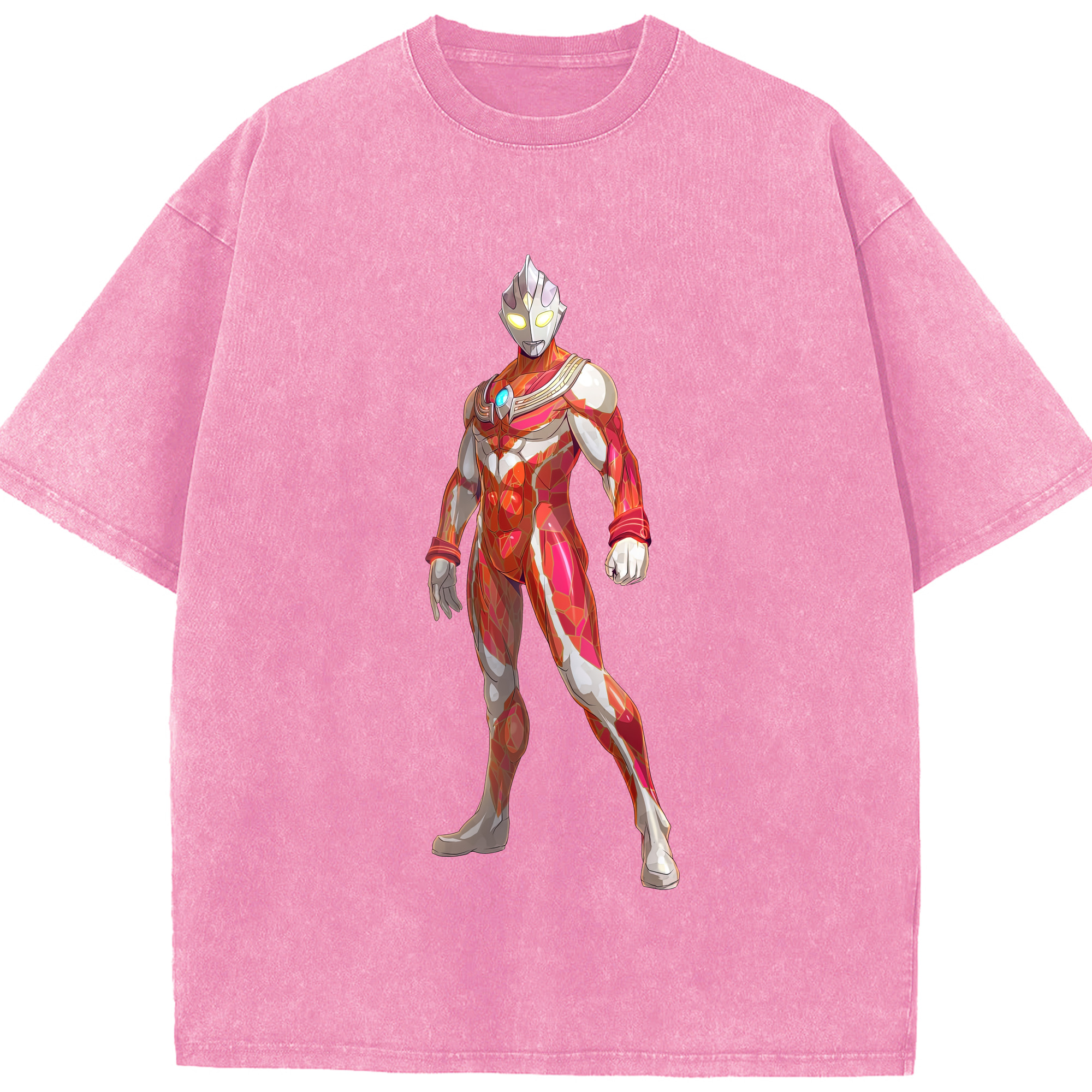 （画像用） ウルトラマン Ultraman 綿100% ヴィンテージ風 半袖Tシャツ（フロントプリント）
